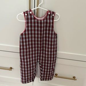 Petite bebe 12 month Christmas outfit baby boy. Longtail